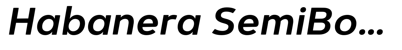 Habanera SemiBold Italic